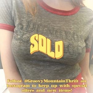 Dungeons & Dragons Crop Ringer Tee